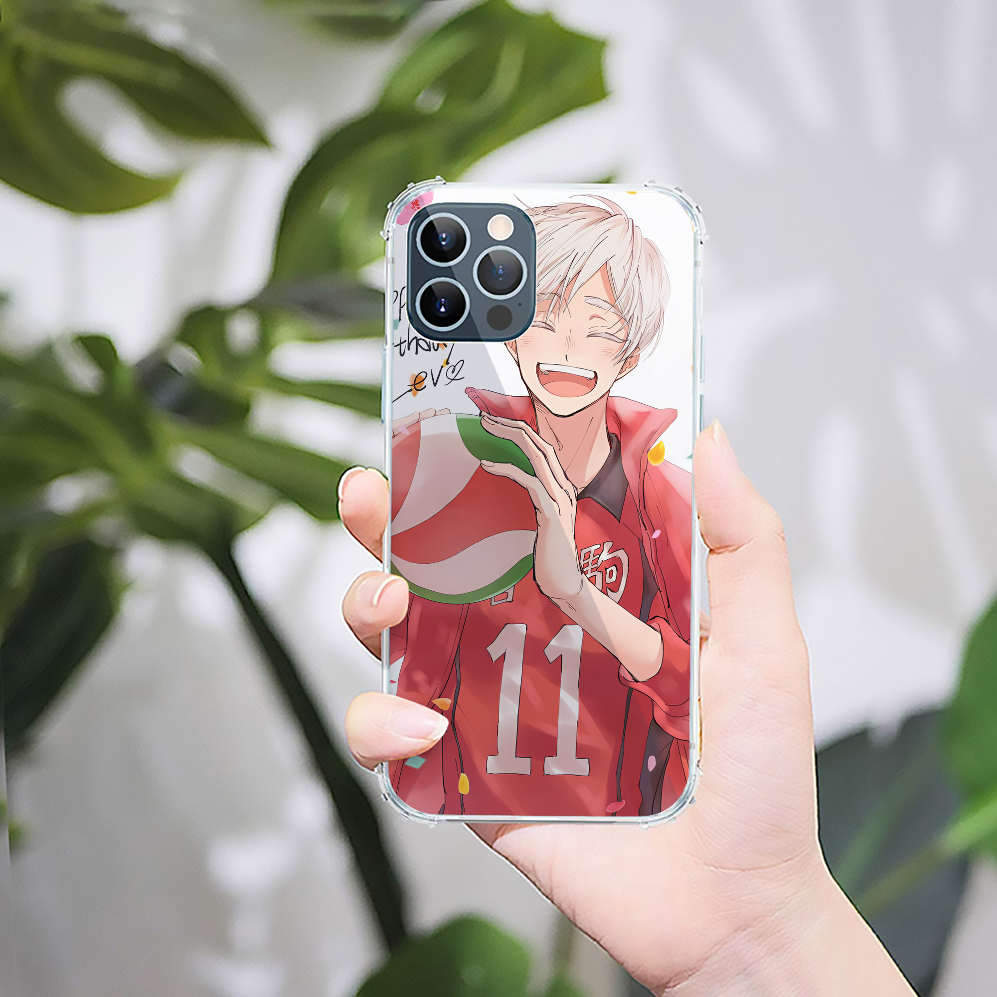 （画像用） ハイキュー!! Haikyu!! 【iPhone 12シリーズ対応】透明スマホケース（クリアソフトケース）